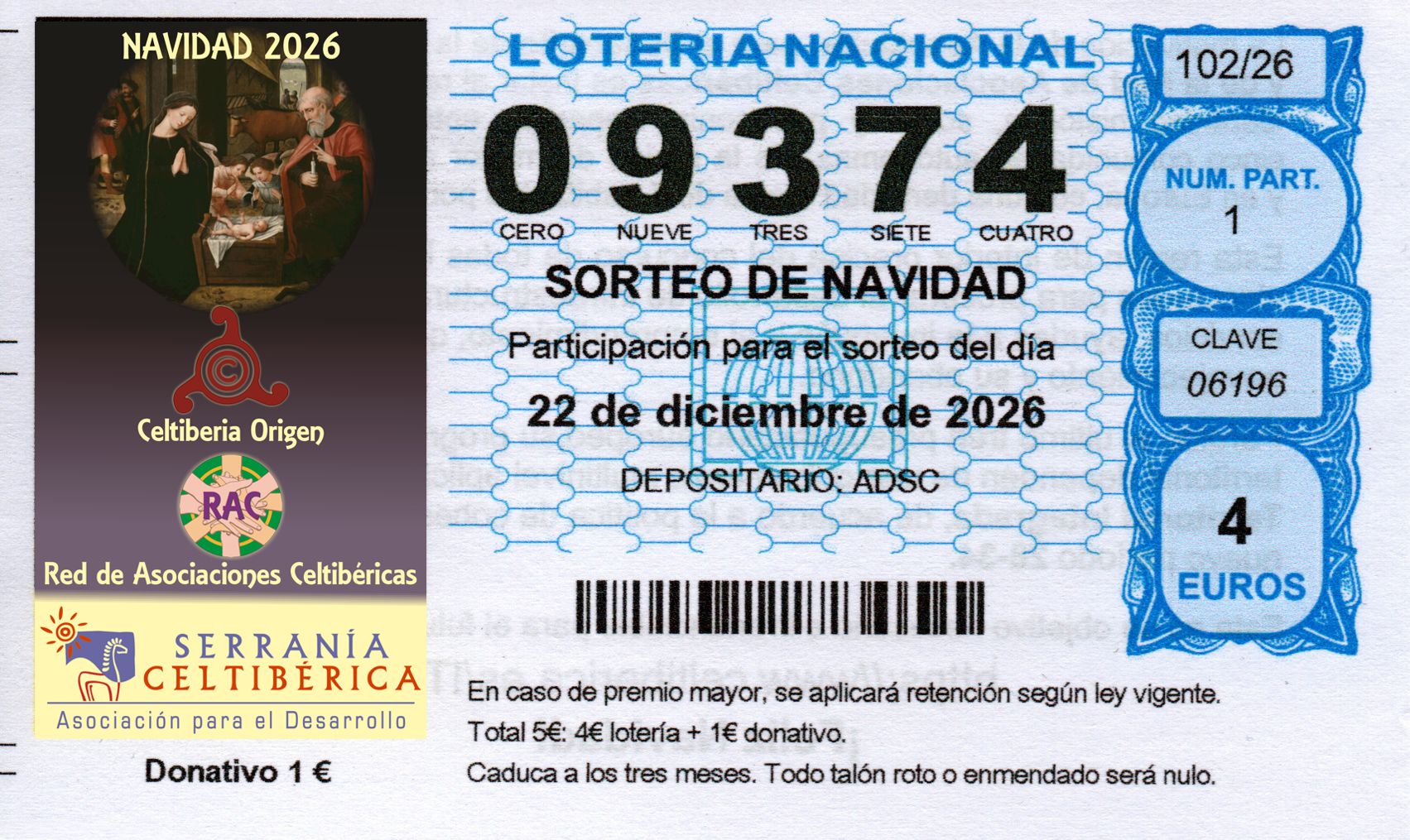 AMPLIAR Contacto Lotería